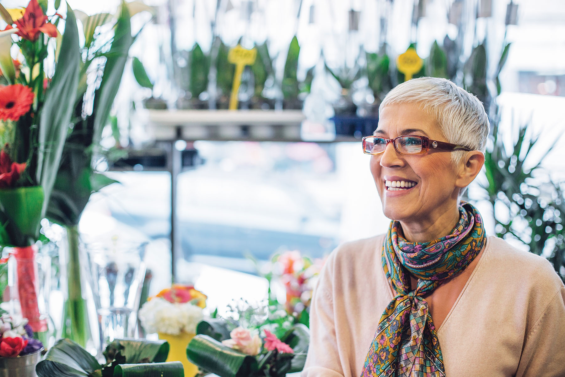 beltone imagine florist smiling