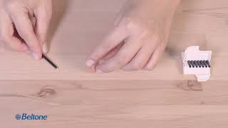 How to insert and remove wax filter in your custom hearing aids