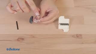 How to insert and remove wax filter of your Receiver-in-Ear hearing aids