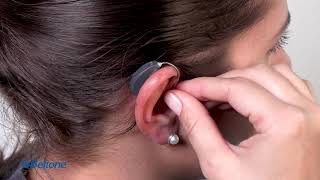 How to turn on/off; insert and remove your Receiver-in-Ear hearing aids