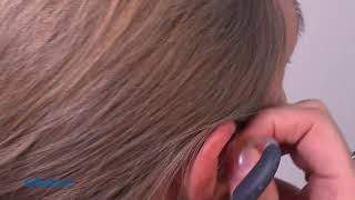 How to turn on /off;  insert and remove your Behind-the-Ear hearing aids with earmold